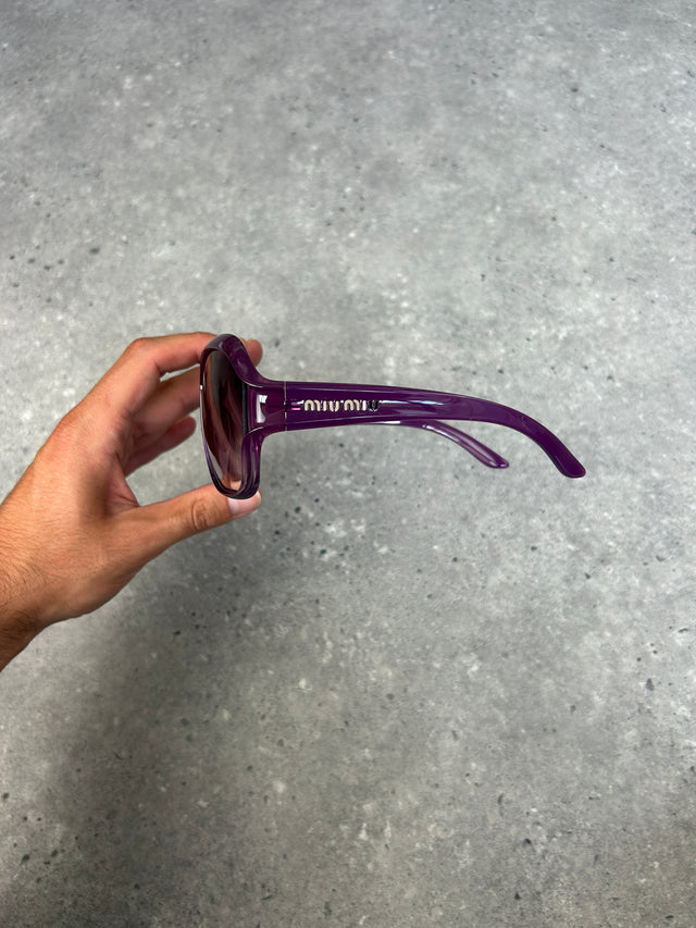 MIU MIU SONNENBRILLE LILA VINTAGE SS 2009