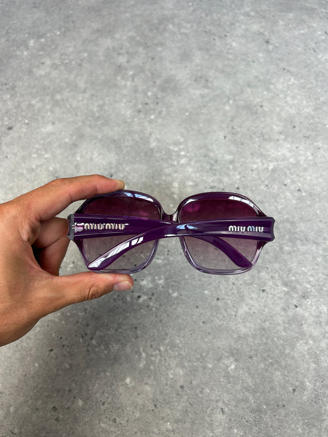 MIU MIU SONNENBRILLE LILA VINTAGE SS 2009