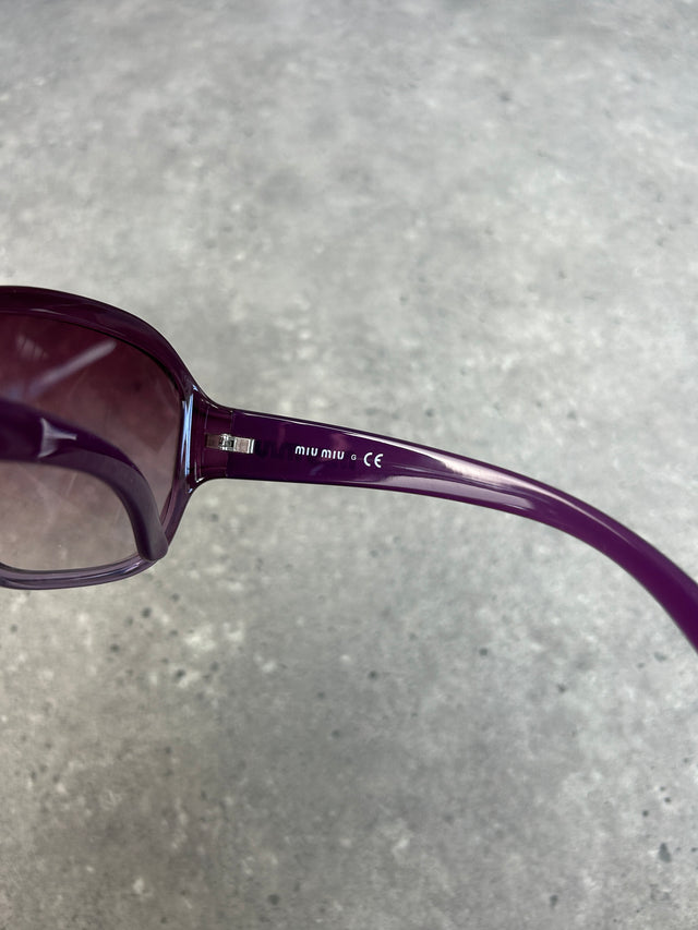 MIU MIU SONNENBRILLE LILA VINTAGE SS 2009