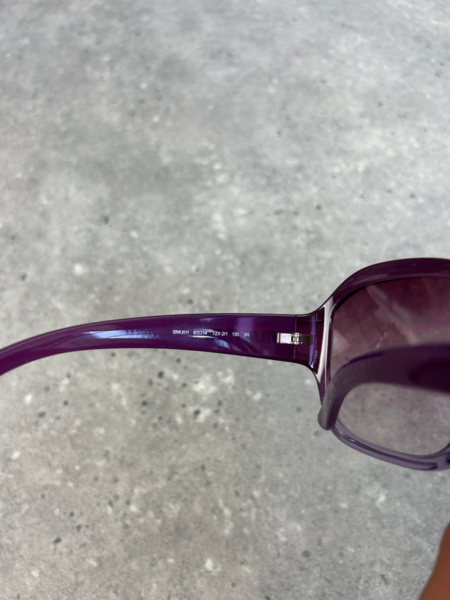 MIU MIU SONNENBRILLE LILA VINTAGE SS 2009