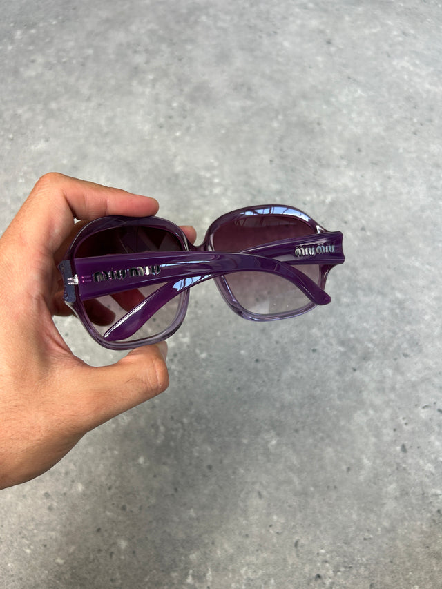 MIU MIU SONNENBRILLE LILA VINTAGE SS 2009
