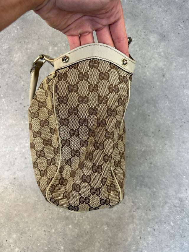 VINTAGE GUCCI SUKEY HANDTASCHE BEIGE