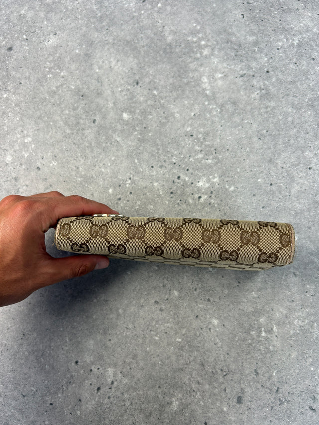 VINTAGE GUCCI "LOVELY HEART" MONOGRAMM PORTEMONNAIE