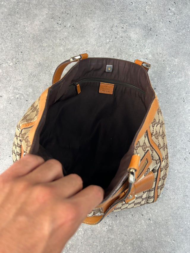 GUCCI MONOGRAMM SCHULTERTASCHE ORANGE