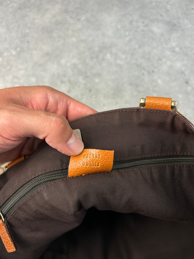 GUCCI MONOGRAMM SCHULTERTASCHE ORANGE