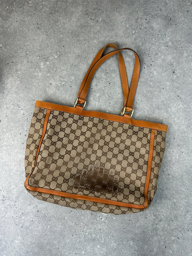GUCCI MONOGRAMM SCHULTERTASCHE ORANGE