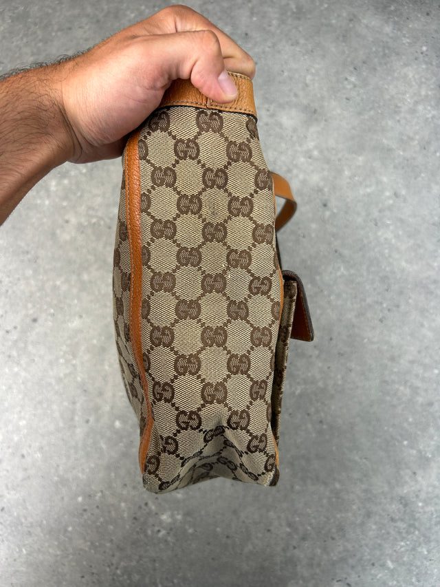 GUCCI MONOGRAMM SCHULTERTASCHE ORANGE