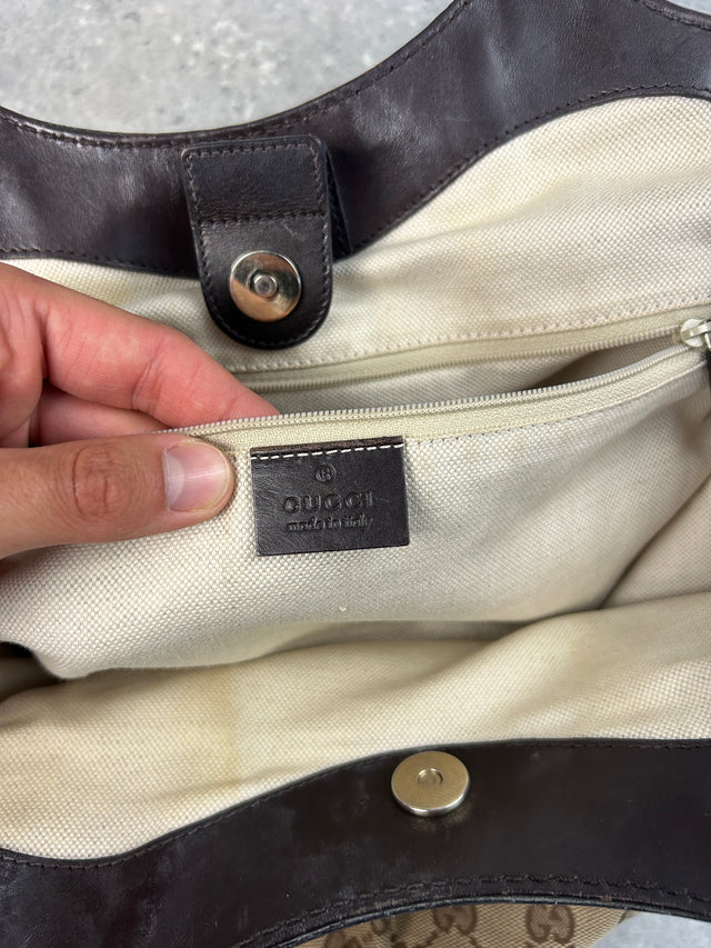 VINTAGE GUCCI SUKEY HANDTASCHE BRAUN