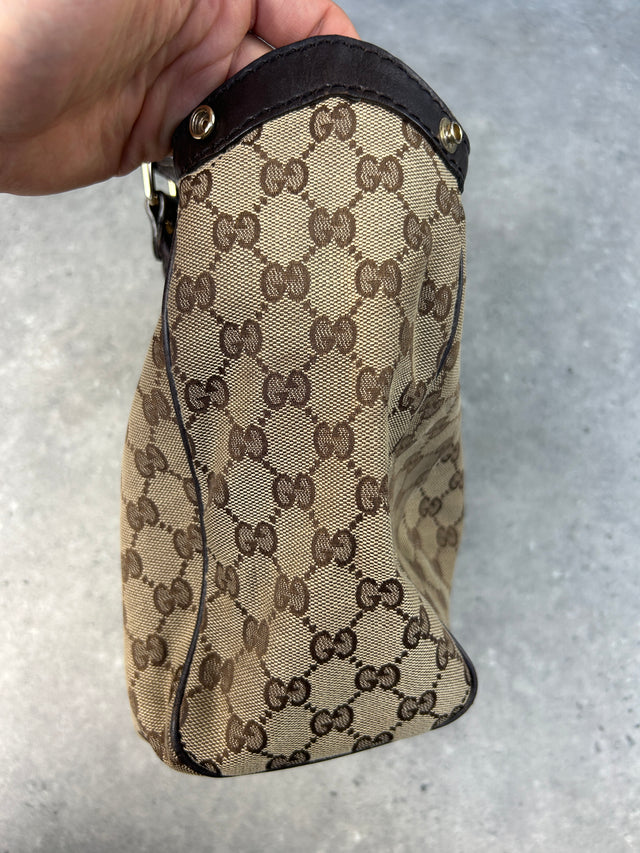VINTAGE GUCCI SUKEY HANDTASCHE BRAUN