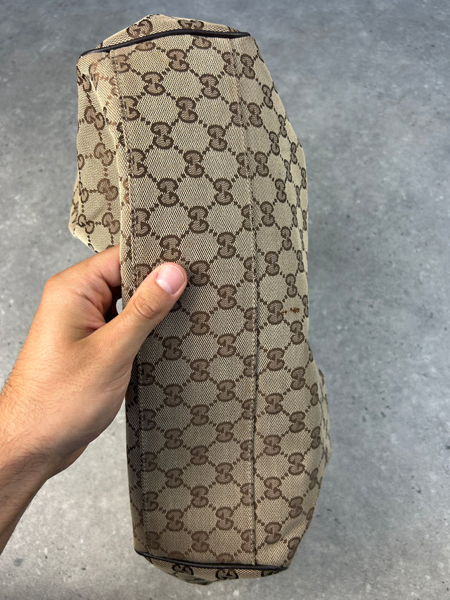 VINTAGE GUCCI SUKEY HANDTASCHE BRAUN