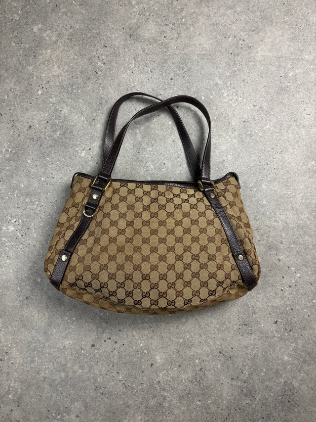 GUCCI ABBEY TOTE HANDTASCHE BRAUN