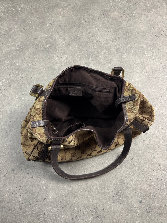 GUCCI ABBEY TOTE HANDTASCHE BRAUN