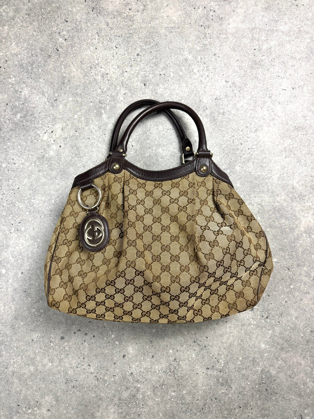 GUCCI SUKEY HANDTASCHE BRAUN