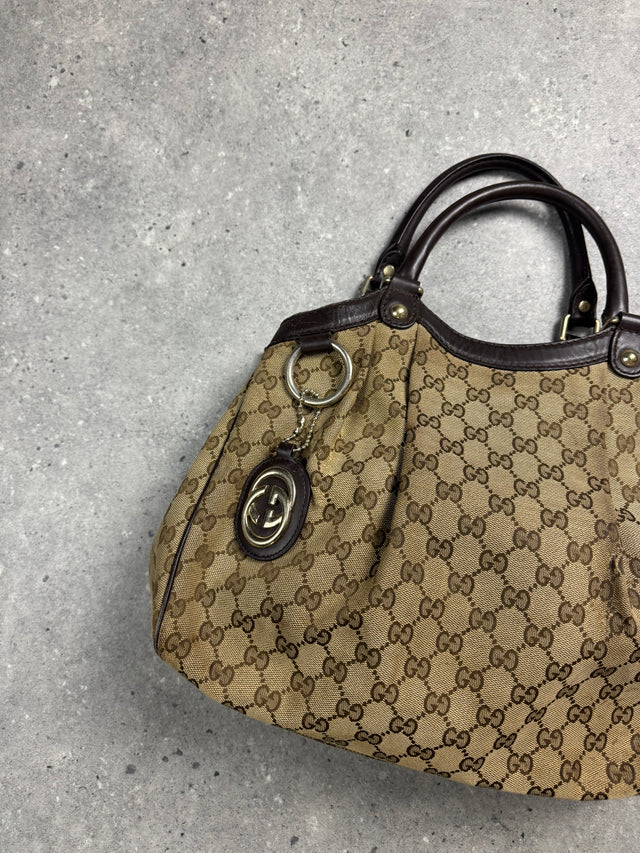 GUCCI SUKEY HANDTASCHE BRAUN