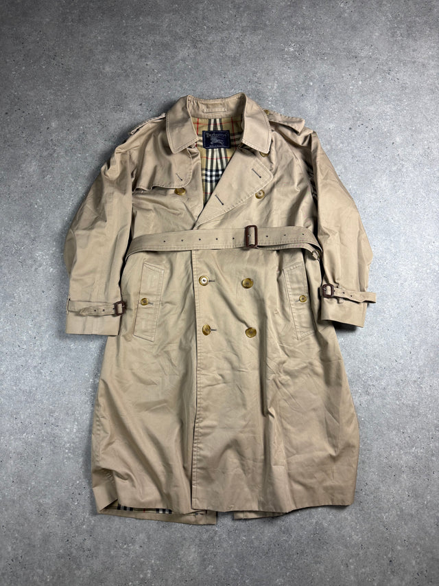 VINTAGE BURBERRY KENSINGTON MANTEL HERREN BEIGE