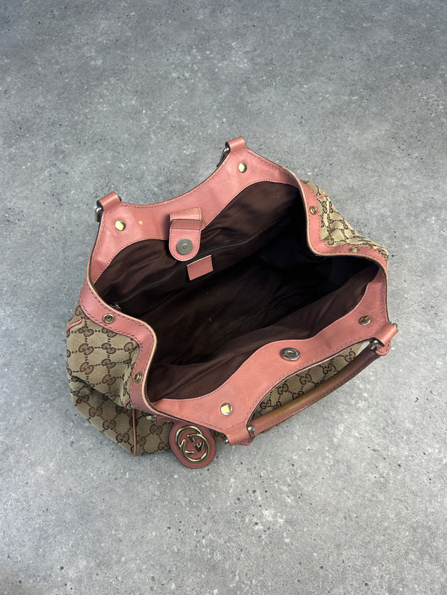 GUCCI SUKEY MONOGRAMM HANDTASCHE ROSA