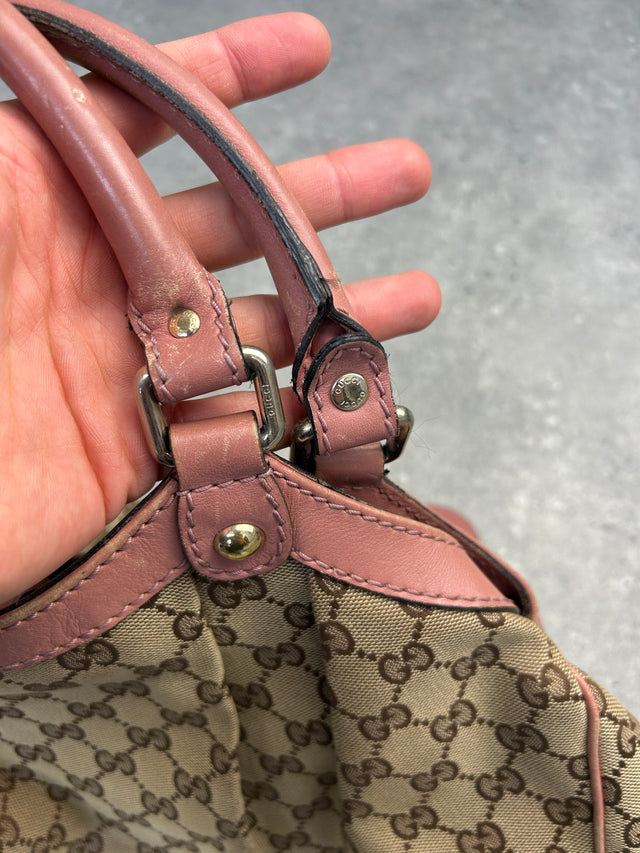 GUCCI SUKEY MONOGRAMM HANDTASCHE ROSA
