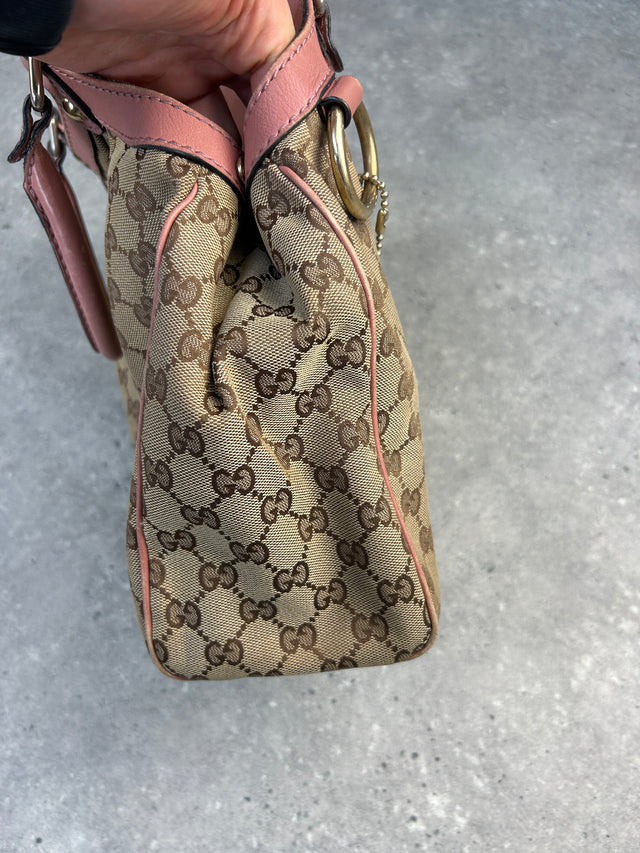GUCCI SUKEY MONOGRAMM HANDTASCHE ROSA
