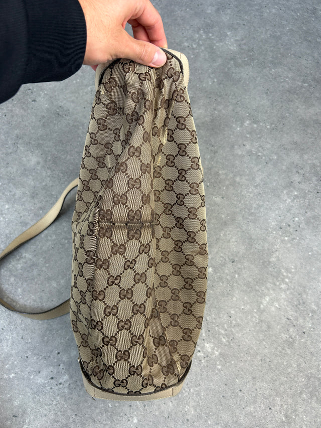 GUCCI ABBEY MONOGRAMM HANDTASCHE BEIGE