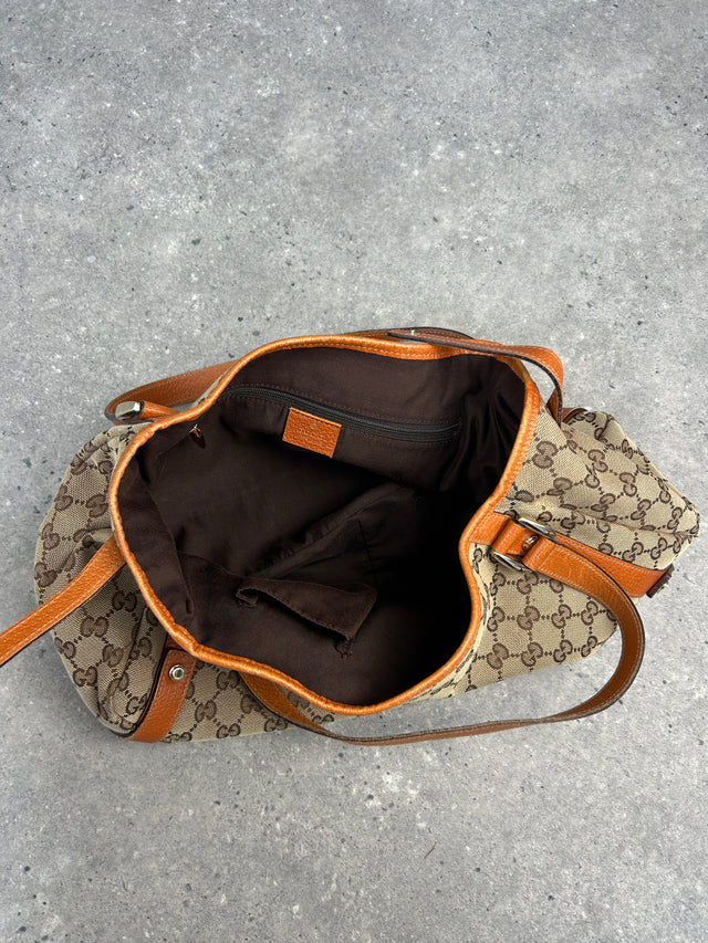 GUCCI ABBEY MONOGRAMM HANDTASCHE ORANGE