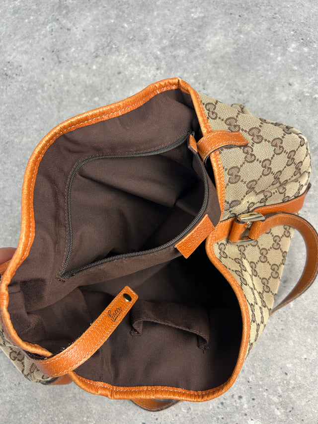 GUCCI ABBEY MONOGRAMM HANDTASCHE ORANGE