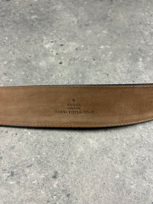 GUCCI MONOGRAMM GÜRTEL 105 X 42