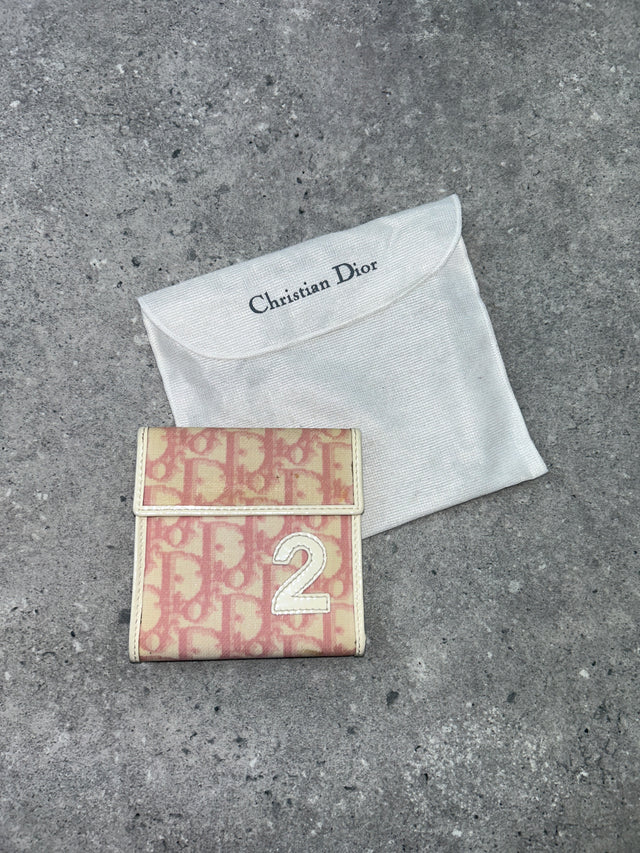 CHRISTIAN DIOR MONOGRAMM PORTEMONNAIE ROSA