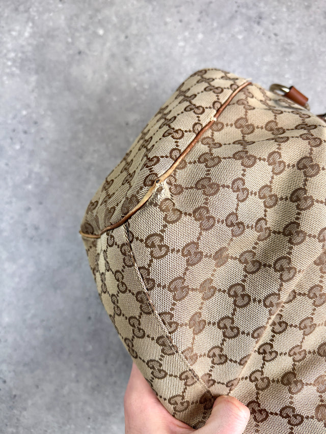 Gucci Sukey GG Monogramm Schultertasche Braun