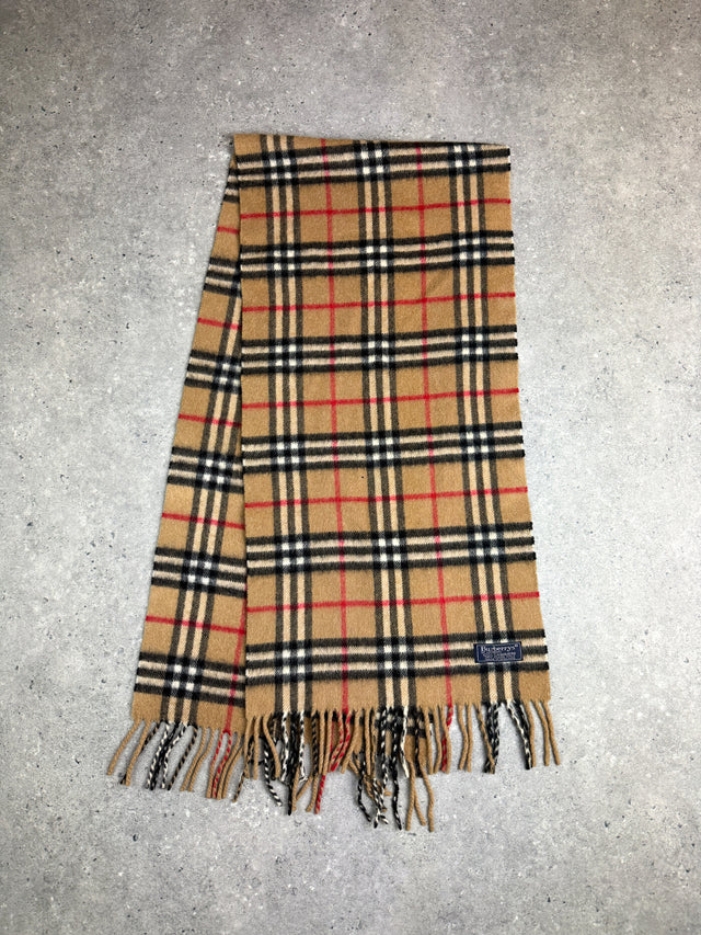 Burberry Nova Check Kaschmir Schal Vintage