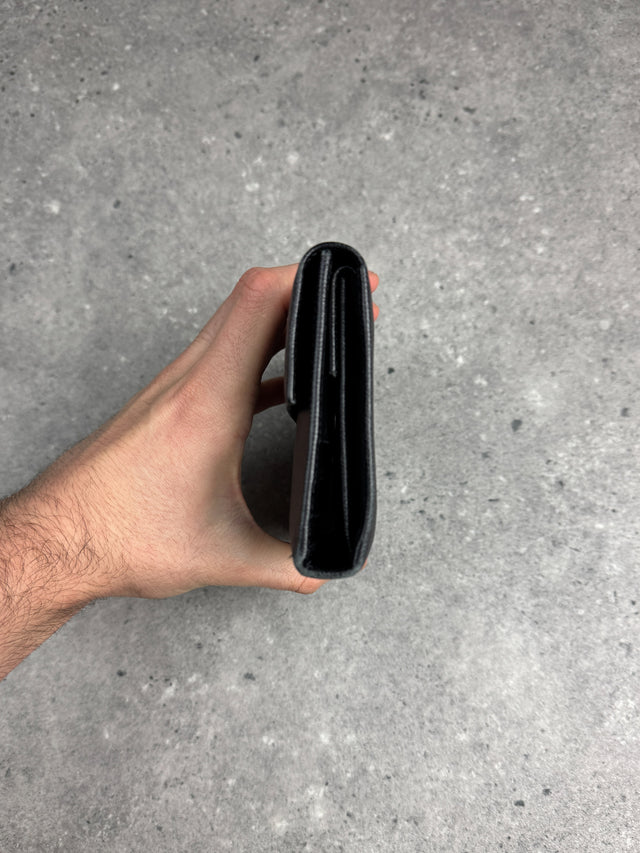 Prada Saffiano Leder Portemonnaie Schwarz