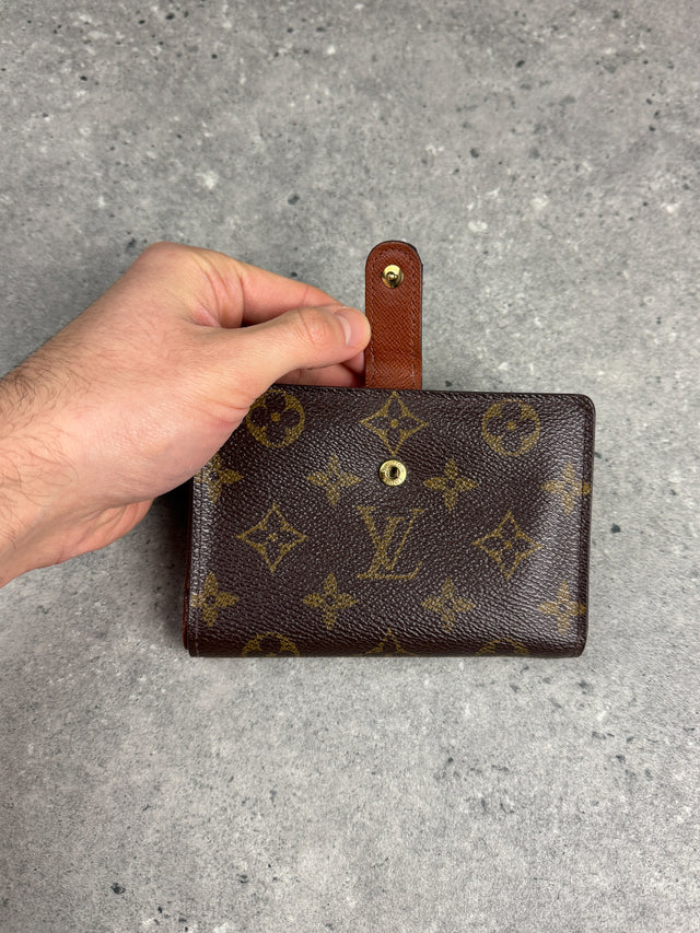 Louis Vuitton Monogramm Canvas Clip Portemonnaie