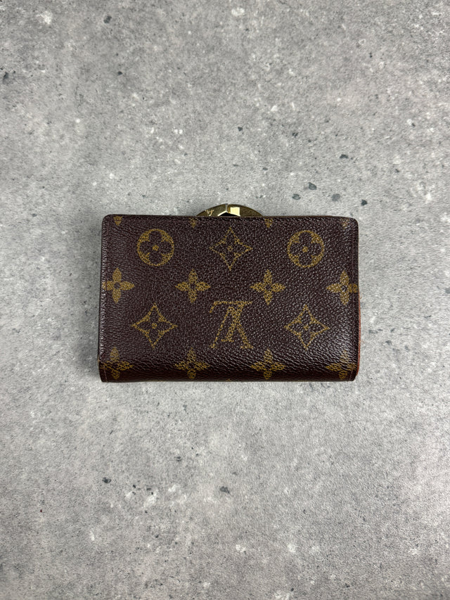 Louis Vuitton Monogramm Canvas Clip Portemonnaie