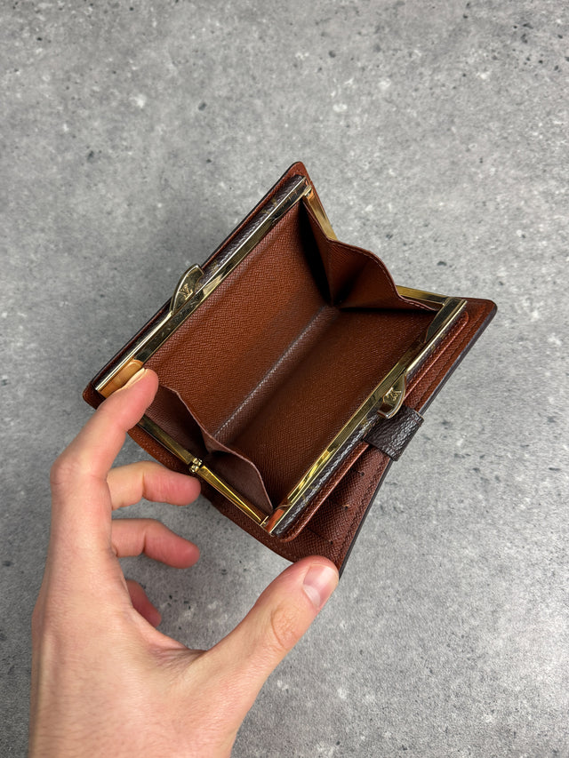 Louis Vuitton Monogramm Canvas Clip Portemonnaie