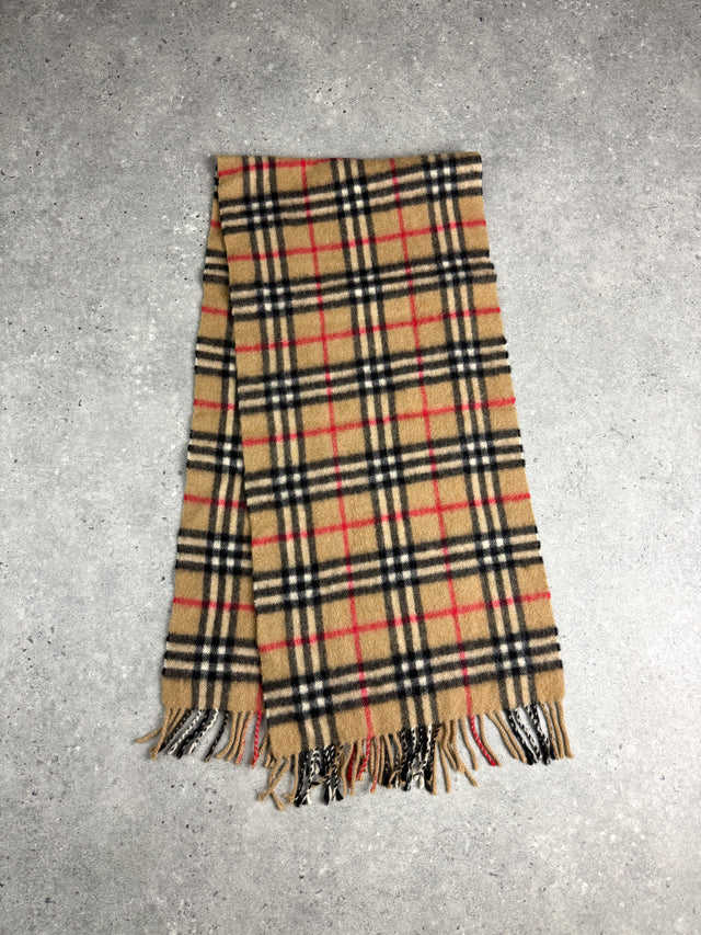 Burberry Nova Check Kaschmir Schal Vintage