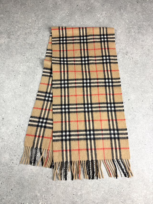 Burberry Nova Check Kaschmir Schal Vintage