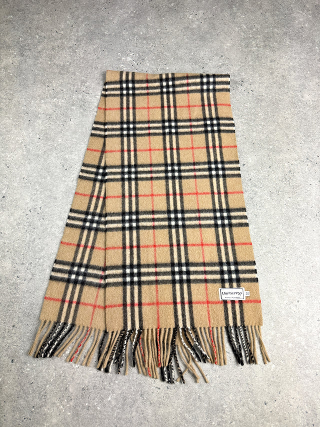 Burberry Nova Check Kaschmir Schal Vintage