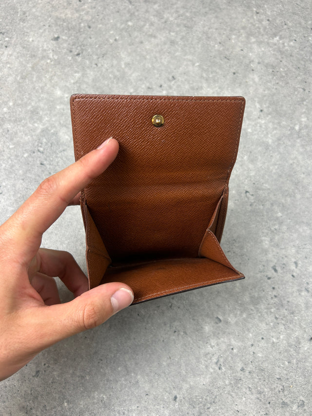 LOUIS VUITTON MONOGRAM BUTTON WALLET