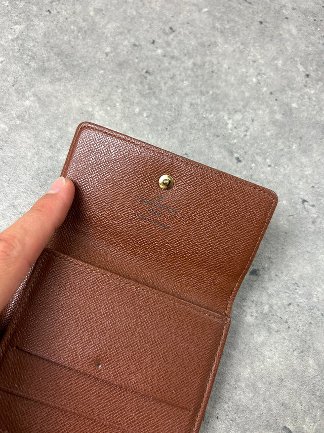 LOUIS VUITTON MONOGRAM BUTTON WALLET