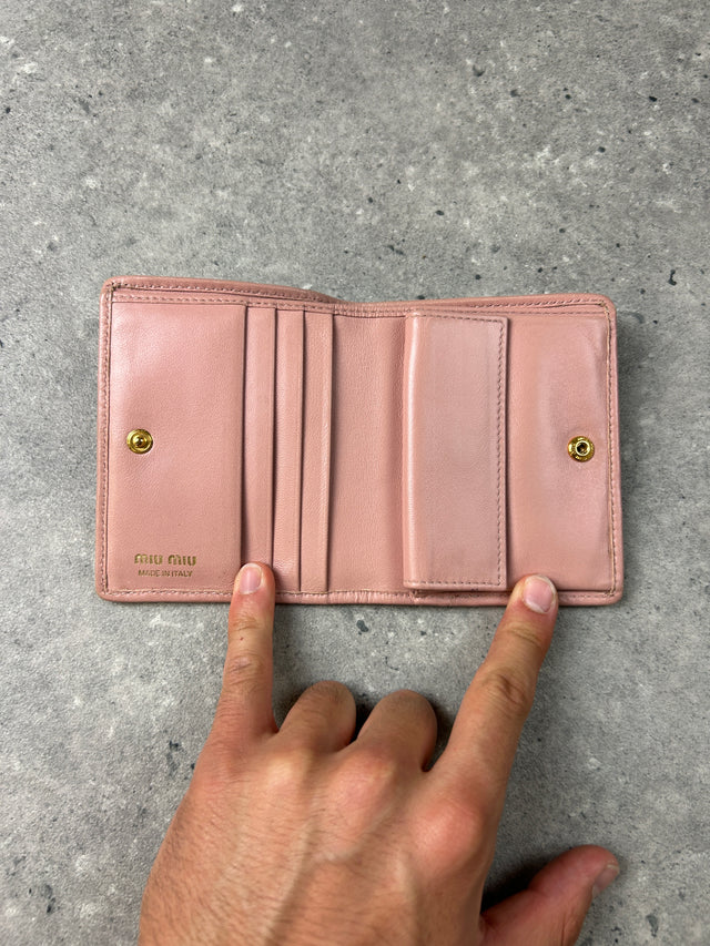 MIU MIU LEDER PORTEMONNAIE ROSA
