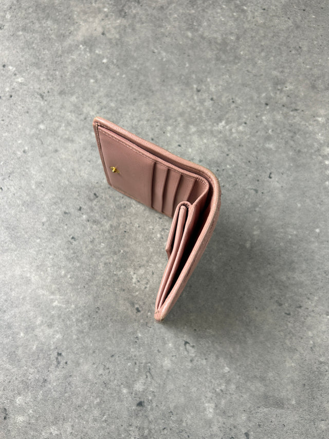 MIU MIU LEDER PORTEMONNAIE ROSA
