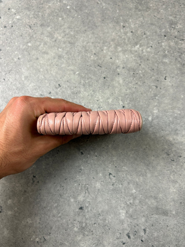 MIU MIU LEDER PORTEMONNAIE ROSA