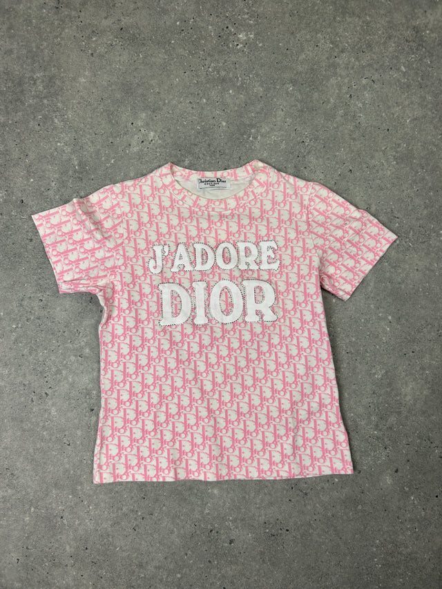 CHRISTIAN DIOR J'ADORE MONOGRAM WOMAN TOP PINK