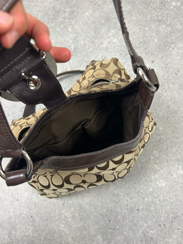 COACH MONOGRAM HAND BAG