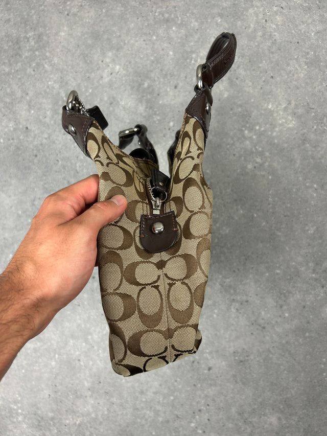 COACH MONOGRAM HAND BAG