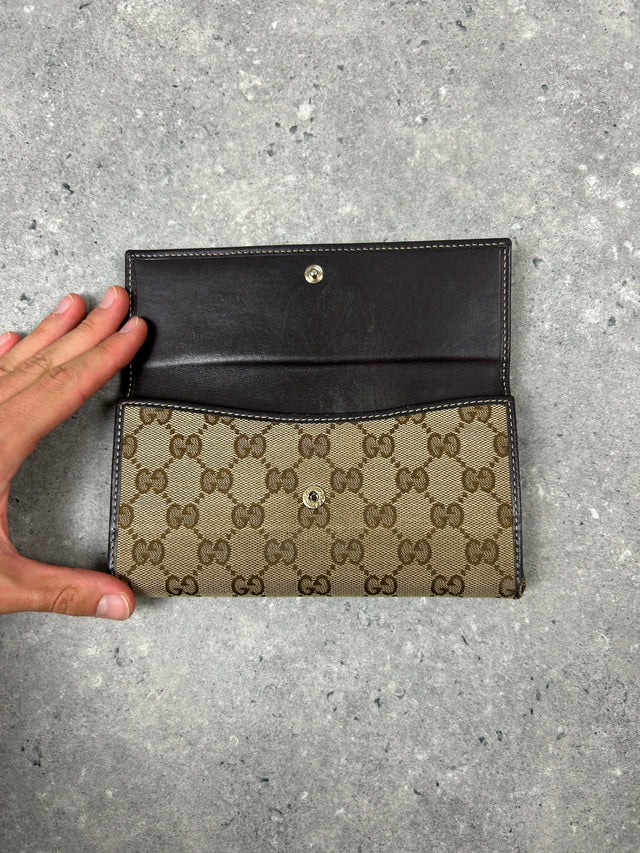 GUCCI HEART MONOGRAM WALLET