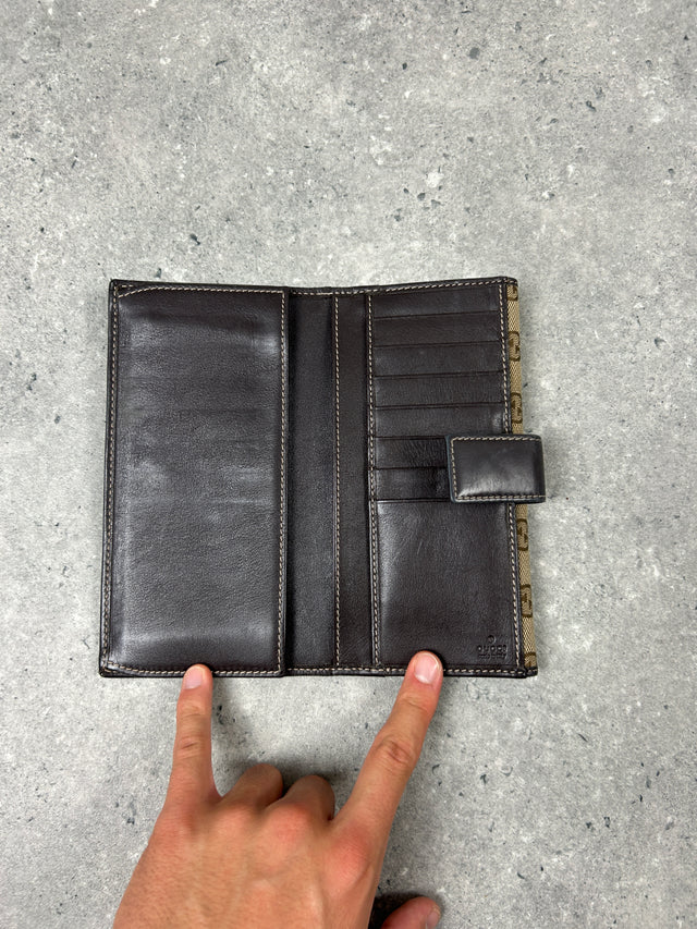 GUCCI HEART MONOGRAM WALLET