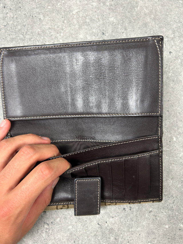 GUCCI HEART MONOGRAM WALLET