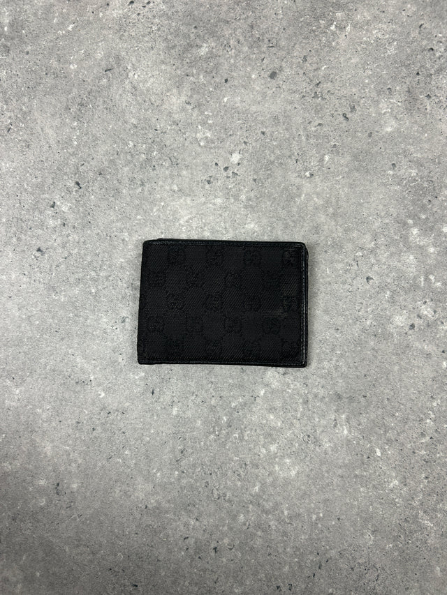 GUCCI MONOGRAM PORTEMONNAIE SCHWARZ