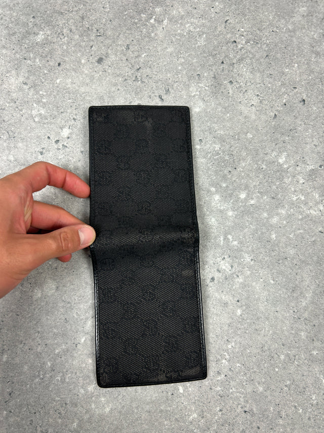 GUCCI MONOGRAM PORTEMONNAIE SCHWARZ