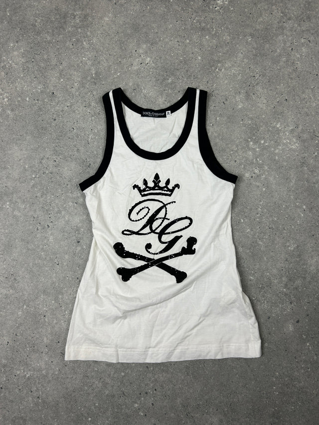 DOLCE GABANNA RHINESTONE TOP